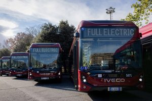 Roma – Presentati i primi 110 bus elettrici per Atac