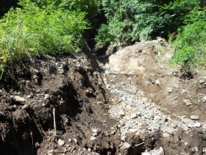 Viterbo – Frana su strada Magugnano, traffico interrotto