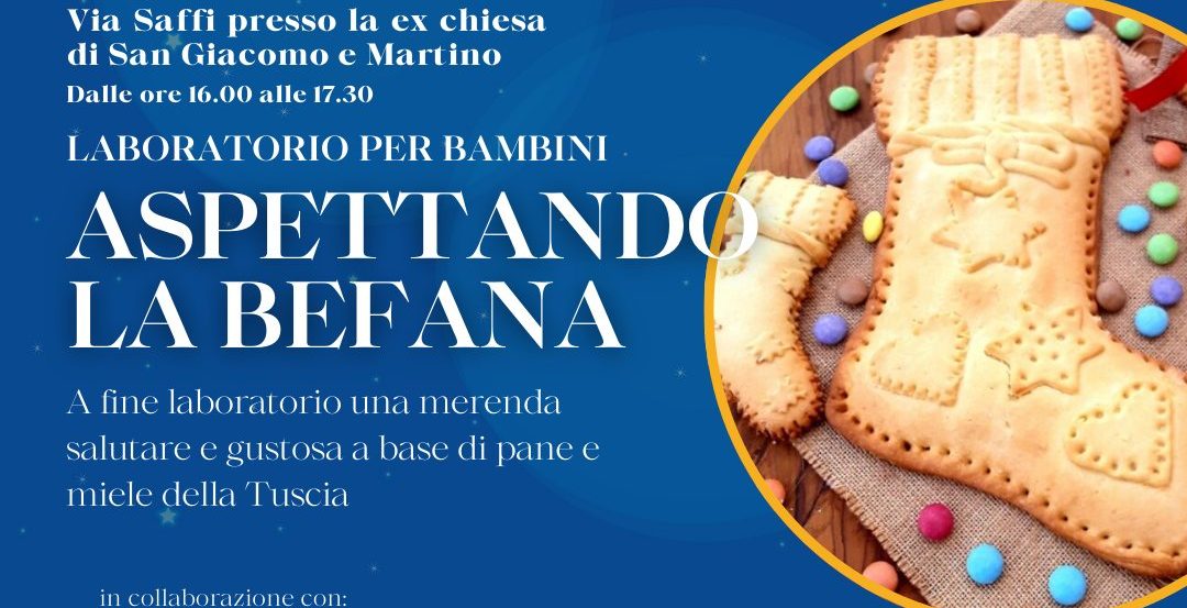 “Aspettando la Befana” show cooking e spettacoli a Viterbo e Rieti