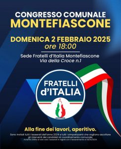 Montefiascone apripista nei congressi di Fratelli d’Italia