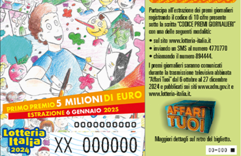 Lotteria Italia, 80mila euro vinti tra Viterbo e Civitavecchia: ecco i biglietti vincenti
