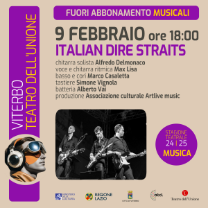 Viterbo, al teatro dell’Unione ecco gli Italian Dire Straits Tribute Band