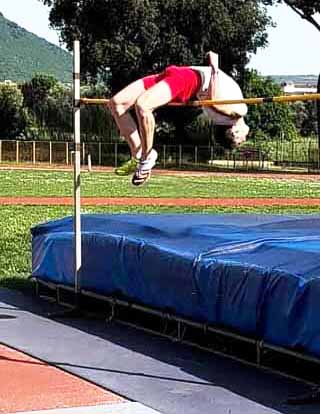 Andrea Spiti, della Finass Viterbo, unico atleta del Lazio ai campionati italiani di atletica a Padova