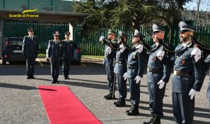 Mariano La Malfa, comandante regionale della Guardia di finanza, in visita alla compagnia di Tarquinia (FOTO)