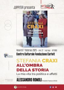 Viterbo, Juppiter presenta il libro”All’ombra della storia”, di Stefania Craxi