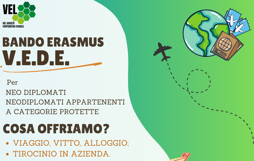 La cooperativa sociale VEL Bomarzo cerca tirocinanti per erasmus in Spagna, ecco i requisiti