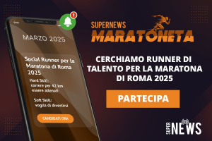 Maratoneta SuperNews, selezioni ancora aperte per partecipare gratuitamente alla competizione di Roma con 30000 runners