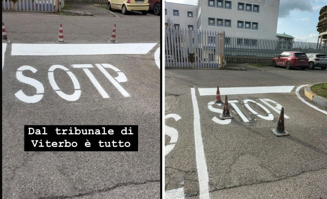 Viterbo – Al tribunale ci si ferma allo “SOTP” e l’ironia rimbalza sui social: “Son bischerate”