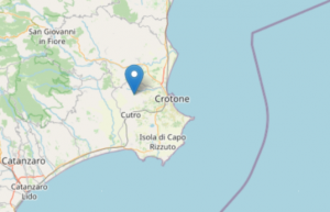 Crotone, forte sequenza di terremoti in meno di un’ora