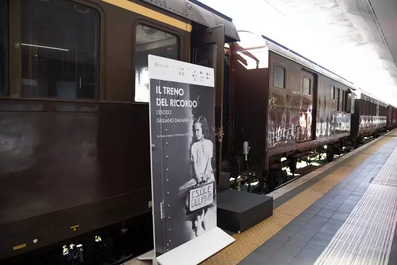 Il Treno del Ricordo è arrivato a Roma Ostiense