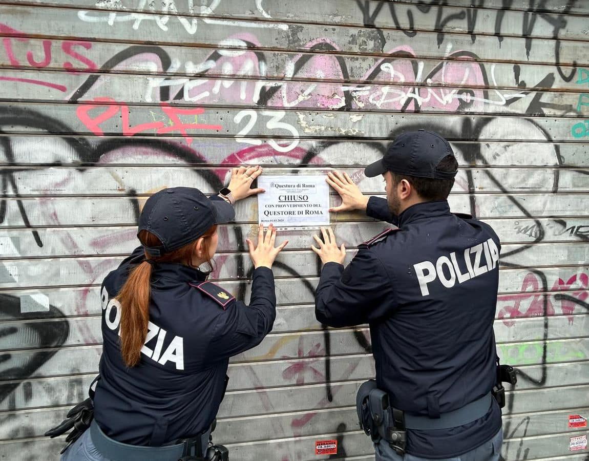 Roma – Pigneto: malamovida e devianza giovanile, chiusura “bis” per una sala scommesse