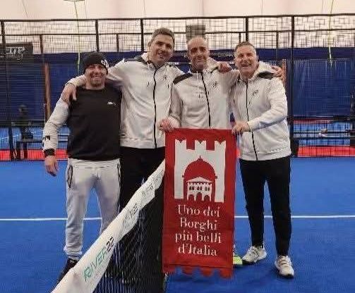 Marco Marcucci e Mirko Fanelli di Ronciglione vincono il primo torneo nazionale di Padel dei Borghi più Belli D’Italia