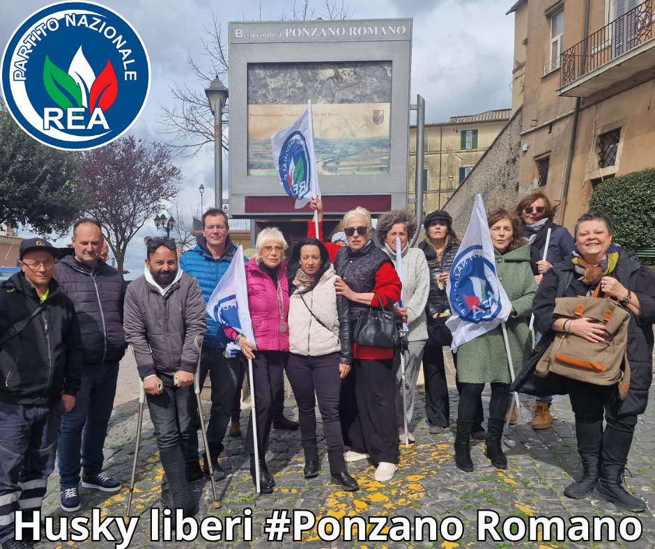 Ponzano Romano, sit-in animalista per la messa in sicurezza di 228 husky