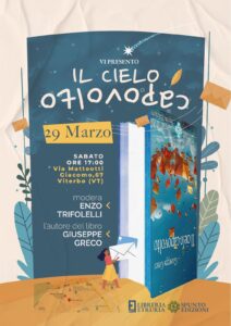 Il cielo capovolto di Giuseppe Greco: presentazione alla libreria Etruria di Viterbo