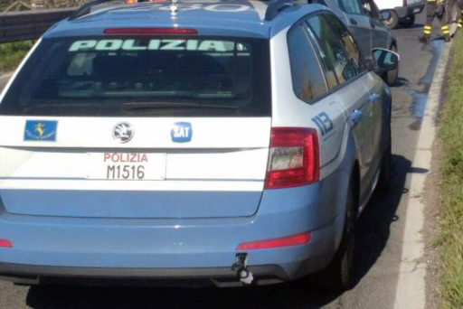 Cerveteri – Tamponamento sul cavalcavia della Settevene Palo, traffico in tilt