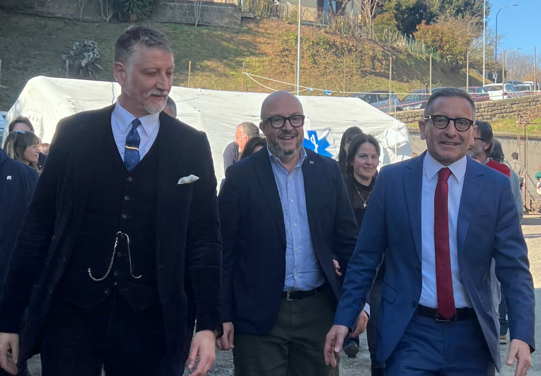 Anche il ministro Giuli al Pranzo del Purgatorio di Gradoli