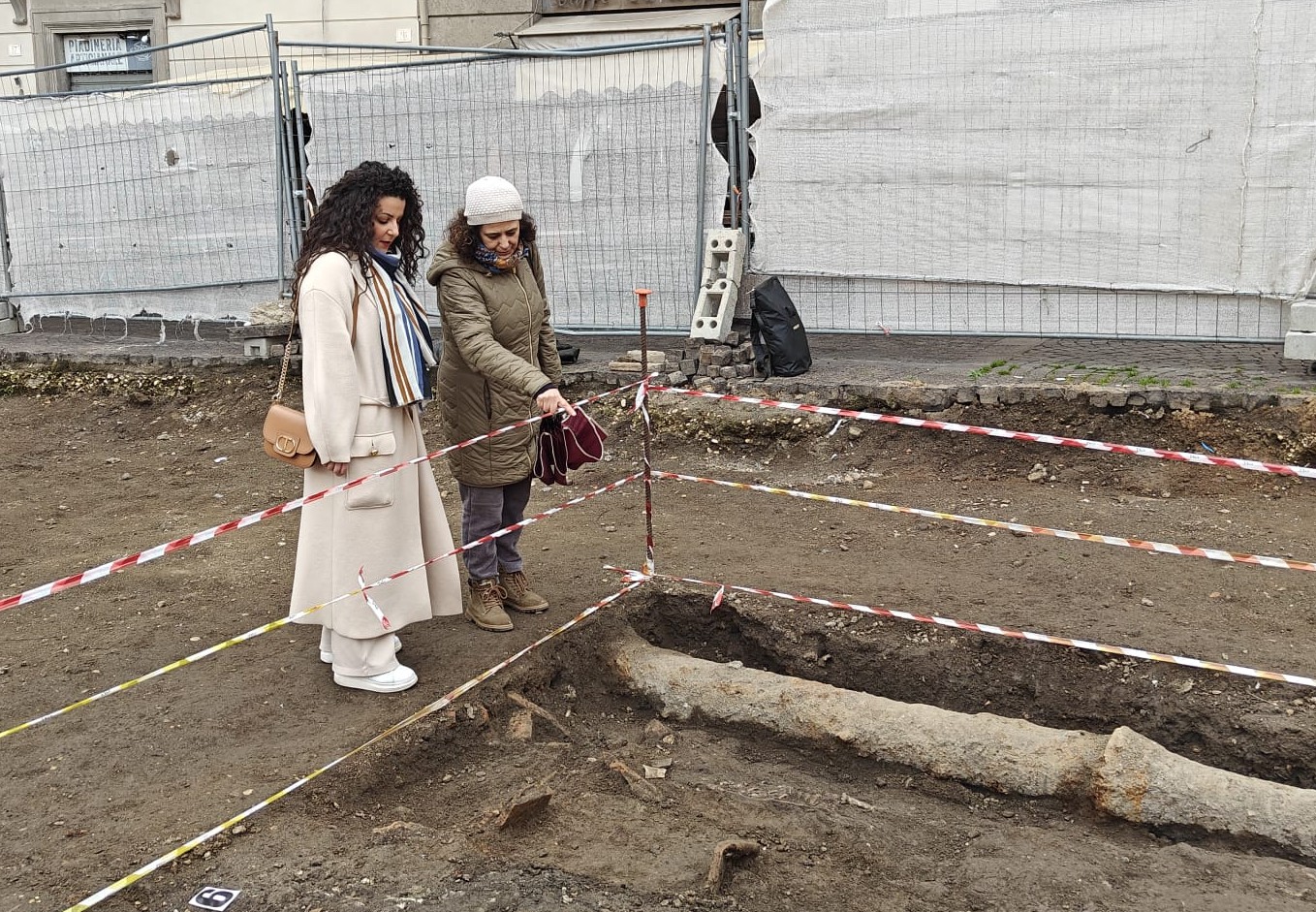 Viterbo – Cantiere in Piazza del Comune, Frontini: “Termine lavori entro fine luglio, forse anche prima”