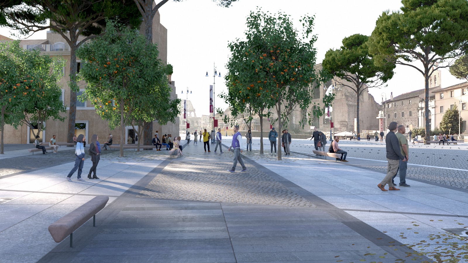 Roma – Pedonalizzazione Largo Corrado Ricci, entro fine anno il via ai lavori