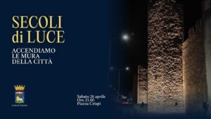 Viterbo – “Secoli di luce”, appuntamento sotto le mura storiche tra racconti e curiosità