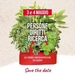 Ricerca, le erbe aromatiche di Aism tornano in piazza per lotta alla sclerosi multipla