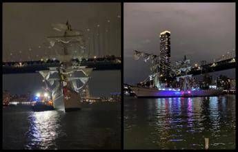 Usa, nave scuola della Marina messicana contro il ponte di Brooklyn: 2 morti e 19 feriti – Video