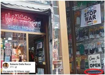 “Israeliani non benvenuti”, polemiche su cartello in negozio a Milano