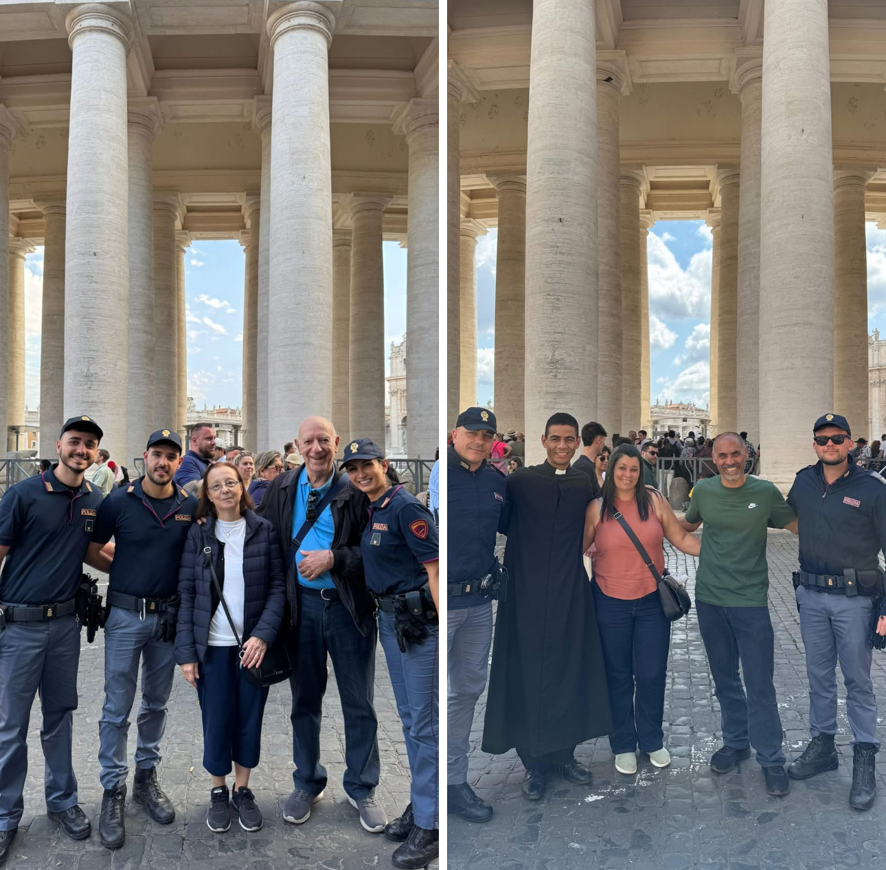 Roma – Turisti argentini e brasiliani perdono orientamento, riabbracciano i propri cari grazie agli agenti di polizia