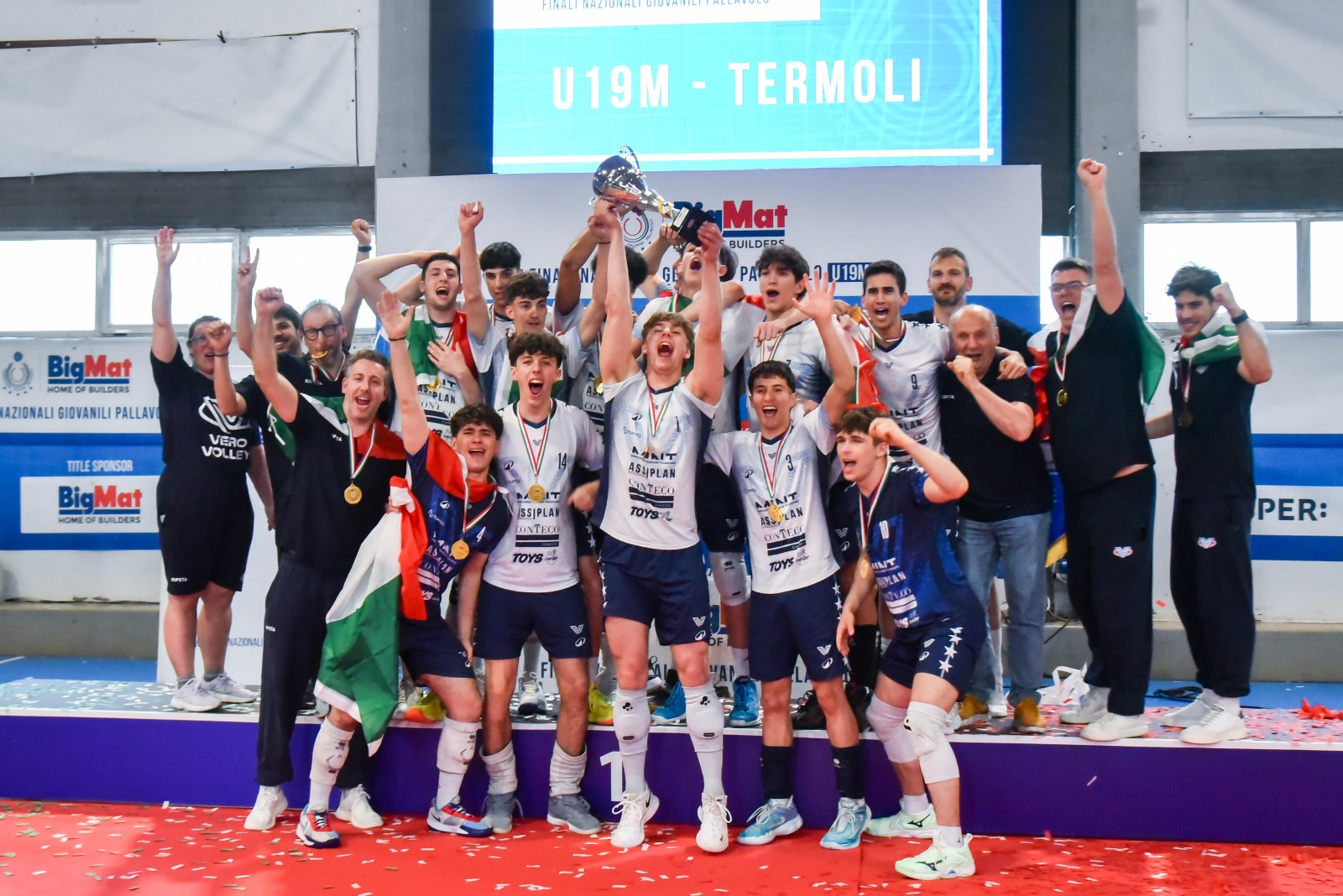 Pallavolo – Il viterbese Umberto Caporossi campione d’Italia under 19 con il Monza