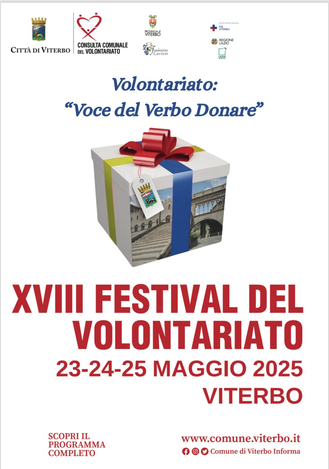 Viterbo – Al via Il Festival del volontariato: le iniziative di oggi