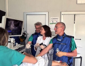 All’ospedale Santa Rosa di Viterbo eseguito intervento specialistico avanzato per la rimozione di calcoli biliari