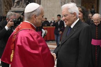 Mattarella in Vaticano, incontro con Papa Leone XIV