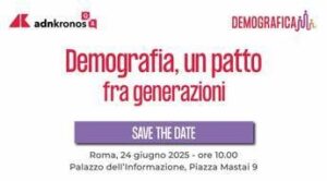 ‘Demografia, un patto fra generazioni’, il 24 giugno l’evento Adnkronos Q&A