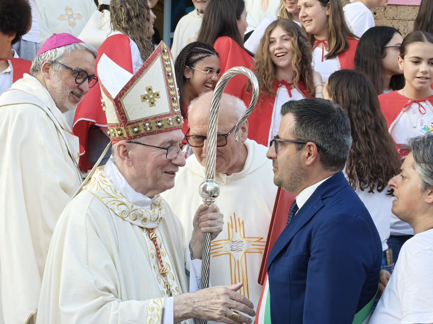 A Civita Castellana la visita di monsignor Parolin, il sindaco Giampieri: “Una giornata straordinaria”