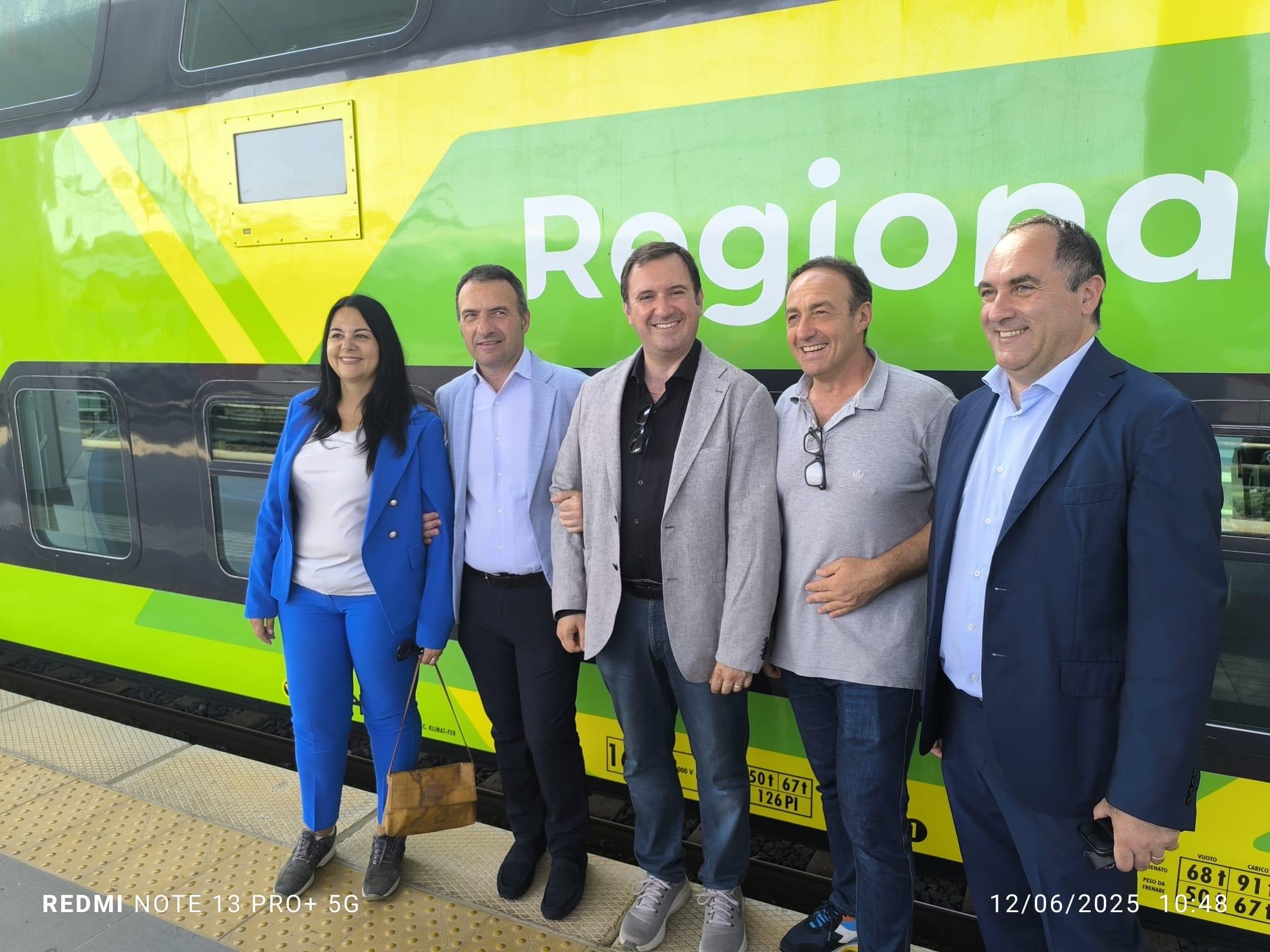 Presentato nuovo convoglio ferroviario per la linea Civitavecchia -Roma