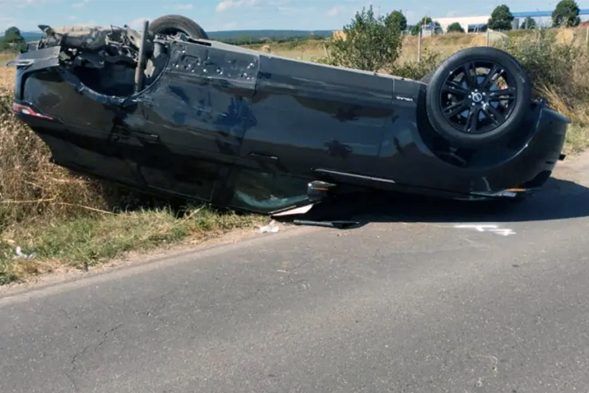 Tuscania – Incidente sulla provinciale Tarquiniese, cinque feriti e un’auto cappottata