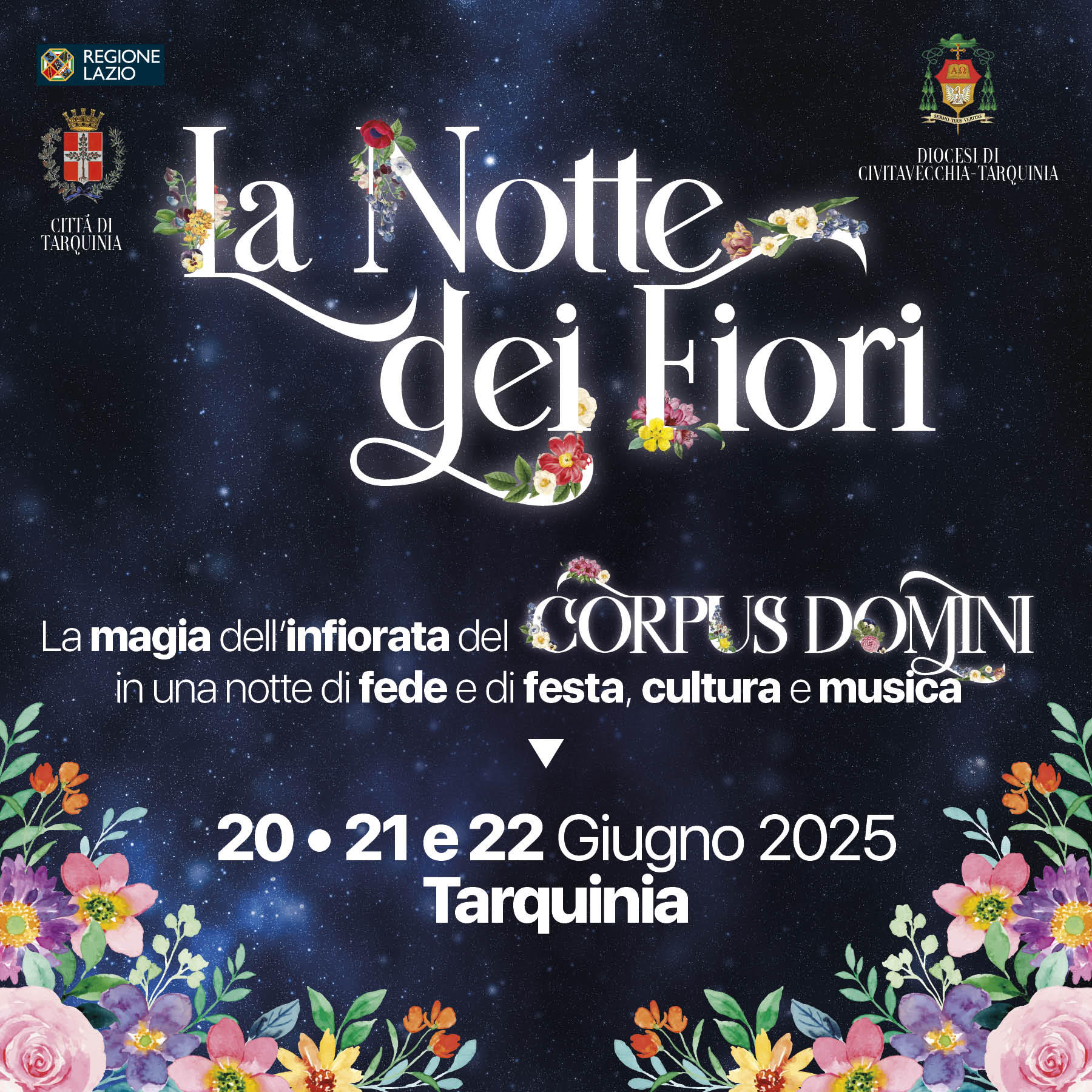 A Tarquinia tre giorni di fede, arte, musica e spettacolo per celebrare il Corpus Domini