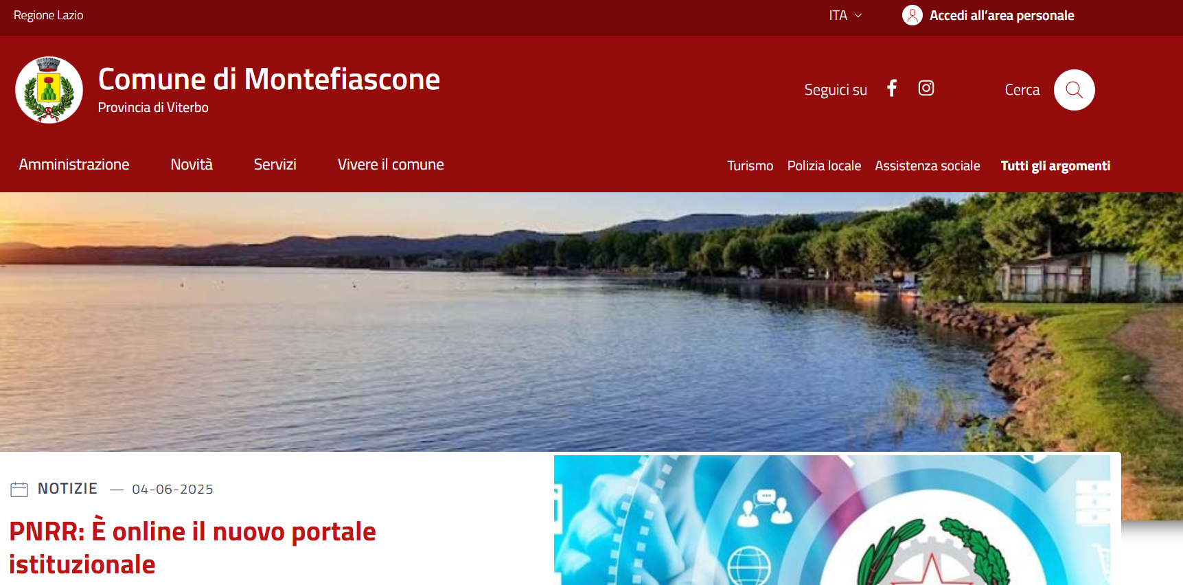 Montefiascone – Il Comune continua a scambiare il paese con altri sul sito ufficiale: “Ma sono del mestiere?”