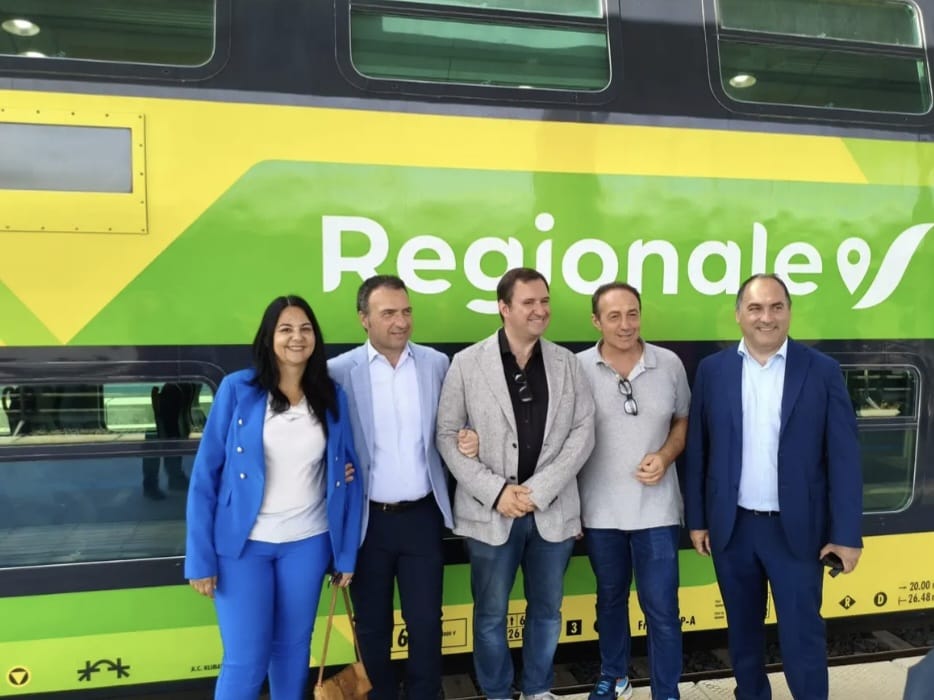 Civitavecchia – Rilancio Trenitalia: presentato il nuovo convoglio verde regionale