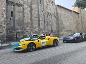 Viterbo – Lo spettacolo delle 1000 Miglia incanta sotto le storiche mura (FOTOGALLERY)