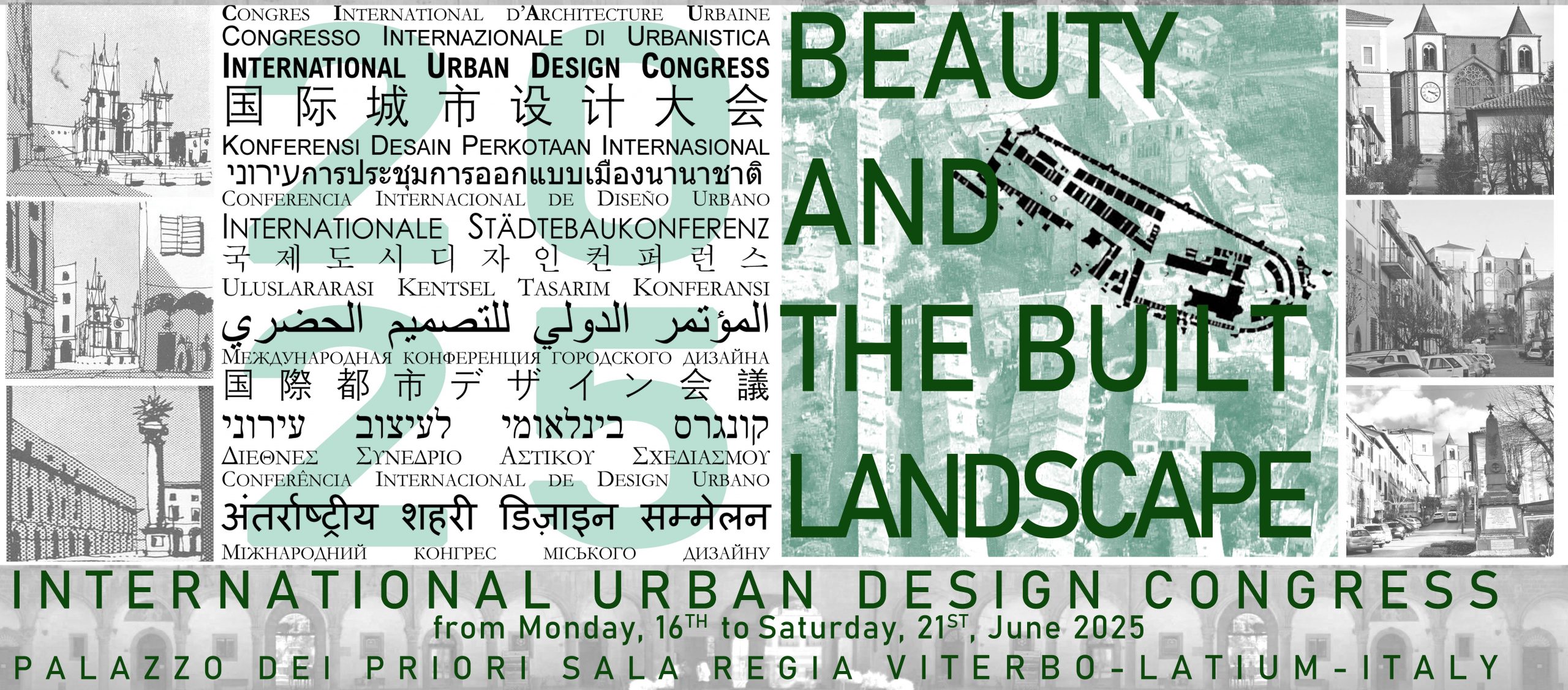 Viterbo – Beauty and the Built Landscape, in città il congresso internazionale dell’urbanistica