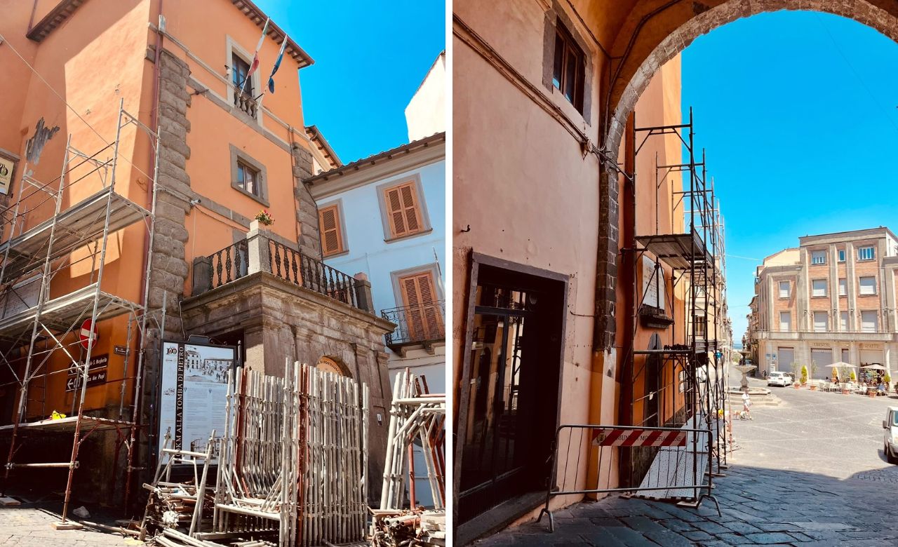 Montefiascone – Al via i lavori di restauro del Palazzo Comunale, De Santis “Borgo sempre più bello e funzionale”