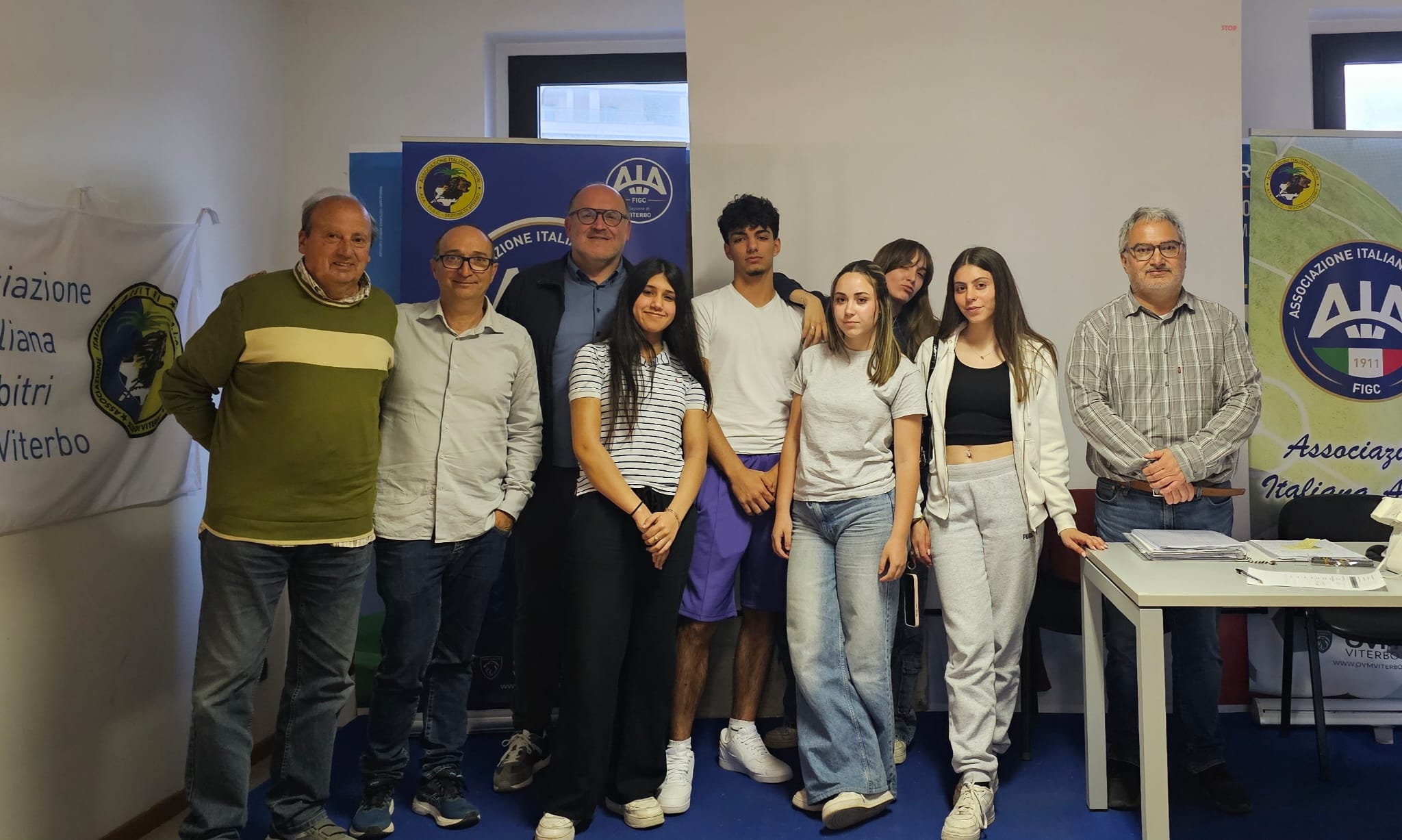 Viterbo, cinque nuovi arbitri, quattro sono donne