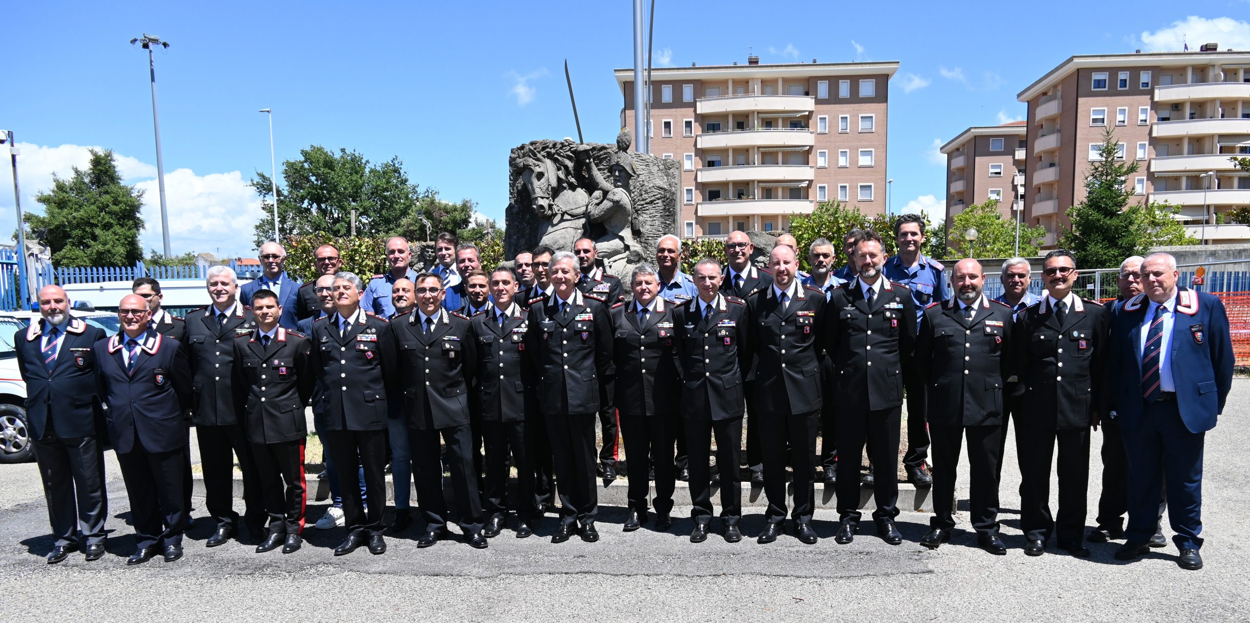 Il Generale di Corpo d’Armata Aldo Iacobelli in visita al comando provinciale di Viterbo