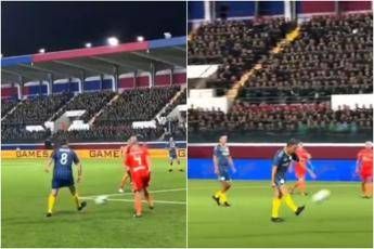 È Renzi ma sembra Modric, lo show del senatore alla Partita del Cuore