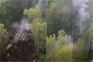 Aereo con oltre 40 persone a bordo precipitato in Russia, “non ci sono superstiti”