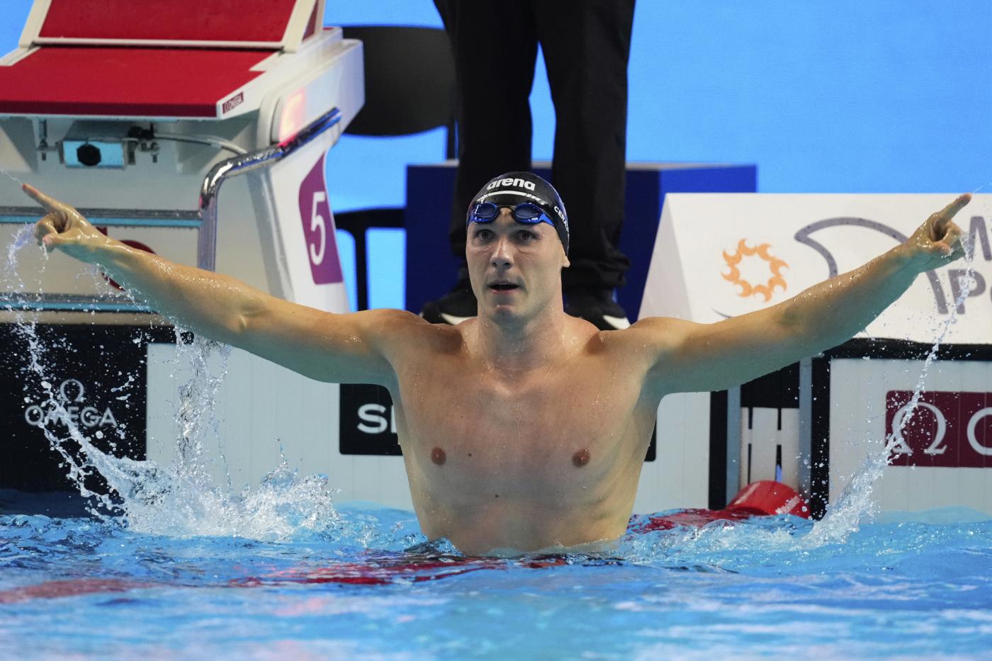 Mondiali di nuoto – Altro colpo azzurro a Singapore: Cerasuolo d’oro nei 50 metri rana