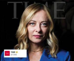 Giorgia Meloni sulla copertina del Time