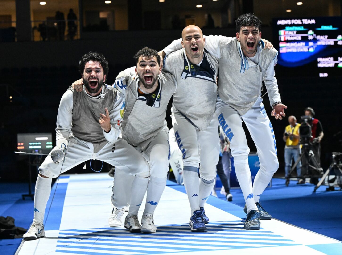 Oro mondiale a squadre per gli azzurri del fioretto