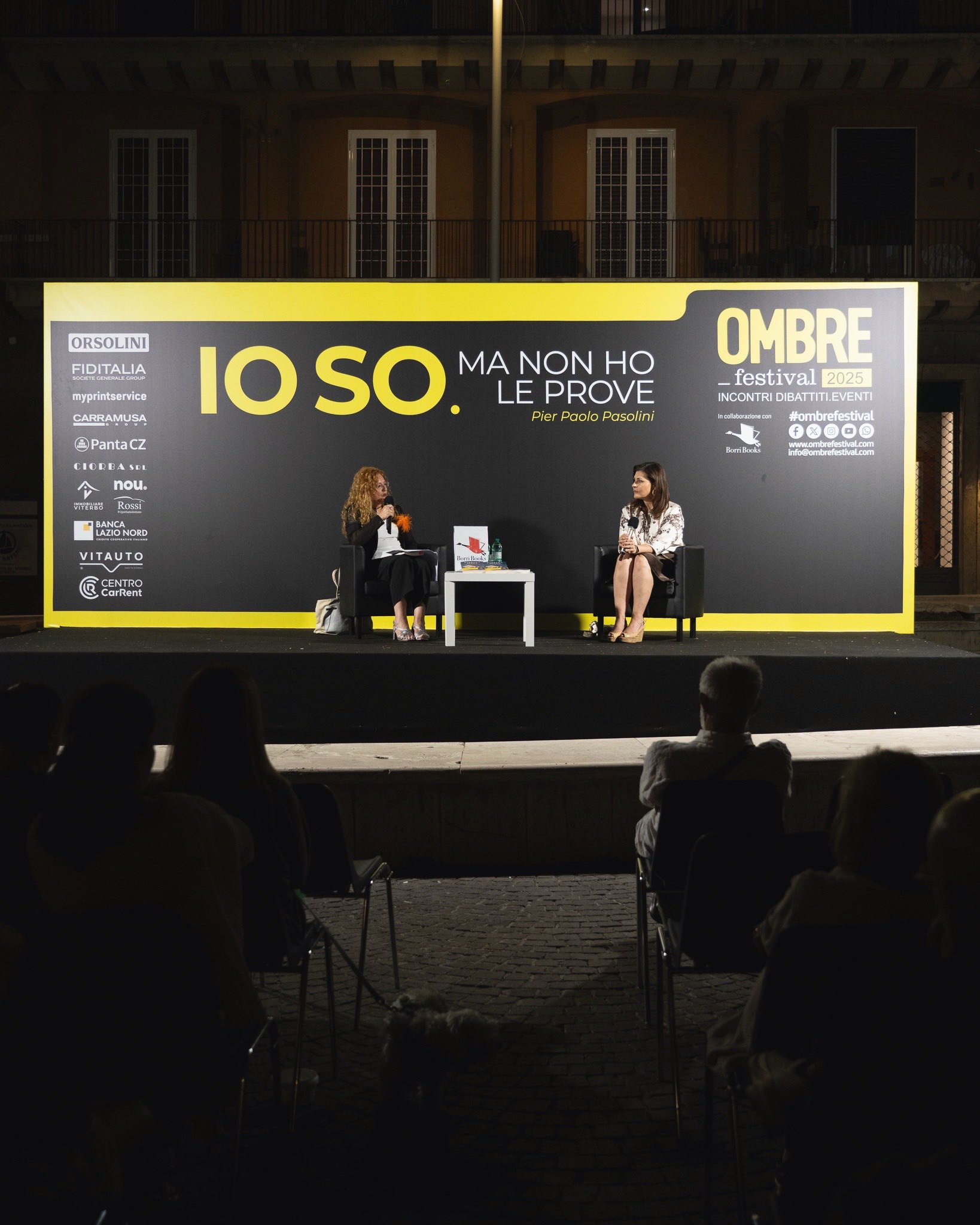 Ombre Festival, al via la sesta edizione tra Viterbo e Tuscania: attesa per Mario Giordano, il ministro Piantedosi e Federica Angeli