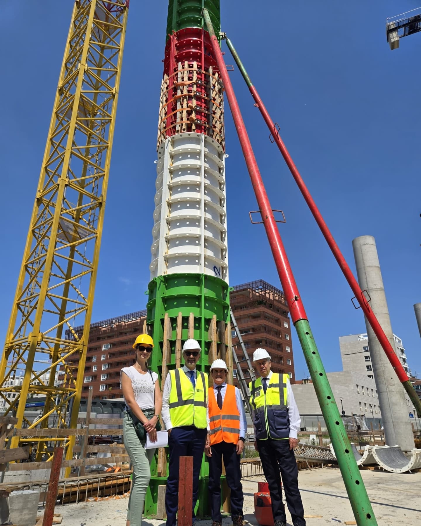 Milano – Il Presidente di Ales Tagliaferri ha visitato il cantiere della nuova Biblioteca Europea di Informazione e Cultura (BEIC)